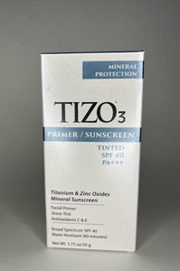 TIZO 3 PRIMER / SUNSCREEN TINTED SPF 40 PA+++ 1.75OZ